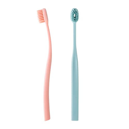 奥歯のウラまで磨きやすい歯ブラシ｜穴あき効果で乾燥を促し衛生的【グッドデザイン賞受賞】ふつう 2本組 (色は選べません)